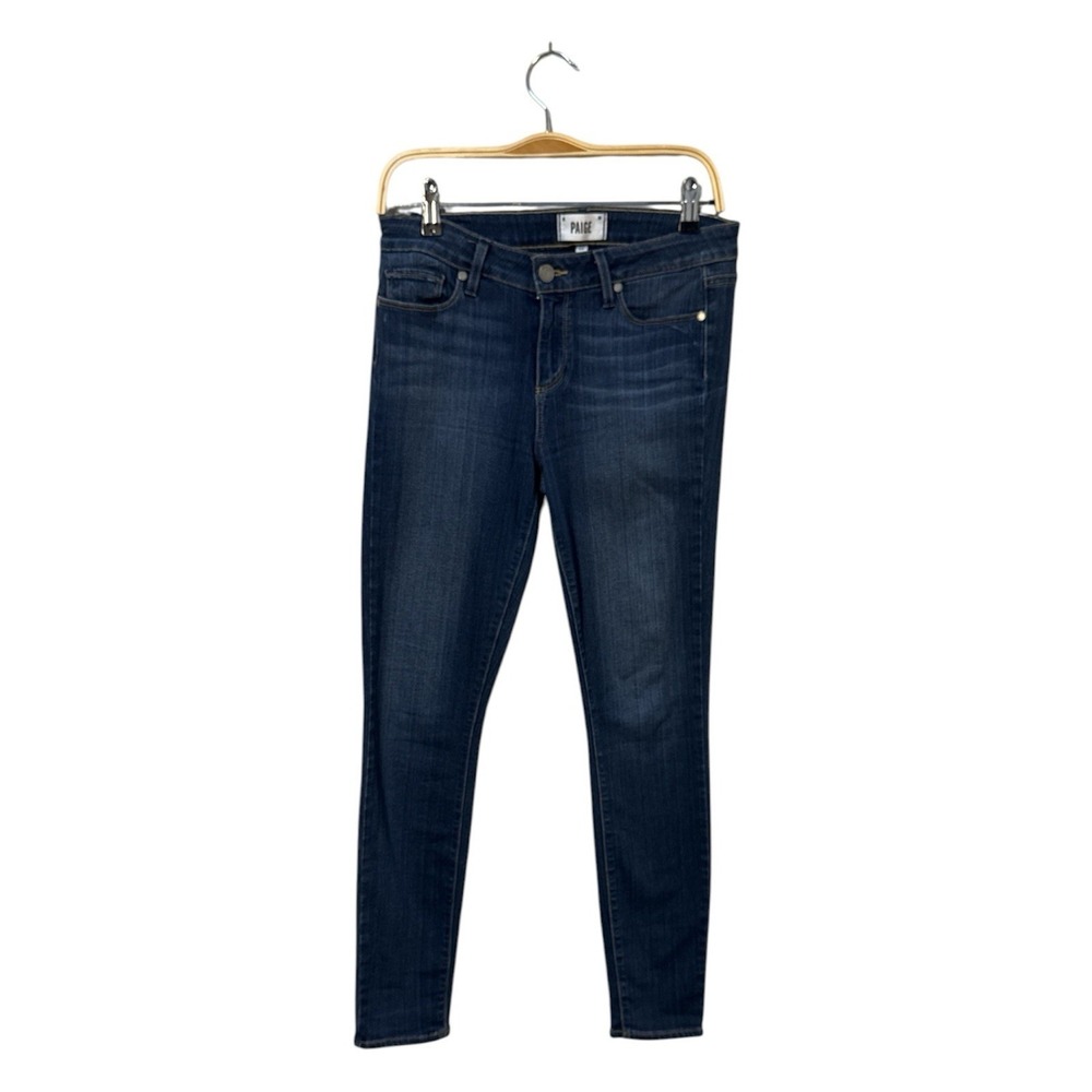 Paige Verdugo Ankle Skinny Jeans Women's Size  29 Blue Dark Wash Stretch